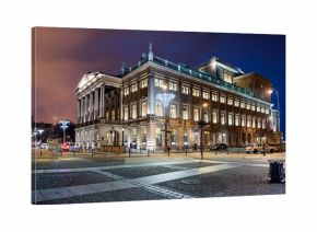 Opera Wrocławska nocą