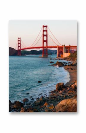 Golden Gate Bridge at sunset