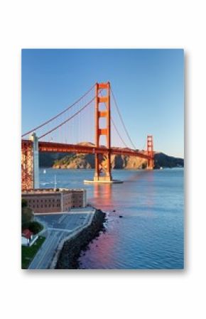 Golden Gate Bridge at sunset, San Francisco