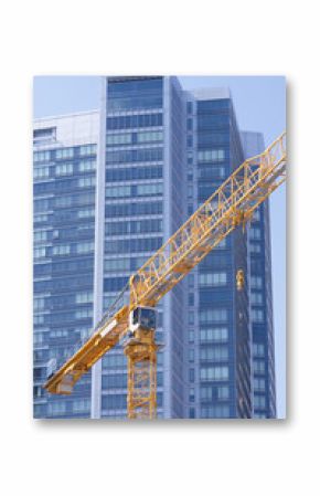 yellow crane