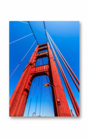 Golden Gate Bridge details in San Francisco California