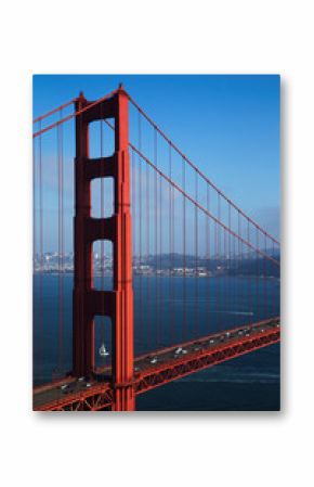 Golden Gate Bridge with Blue Sky, San Francisco