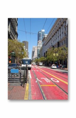 Une rue dans San Francisco (USA)