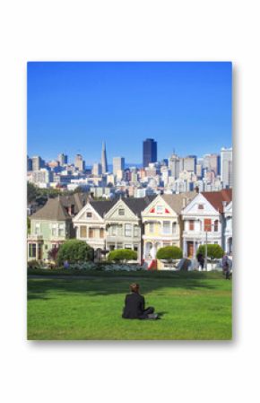 USA - San Francisco - Painted ladies at Alamo park