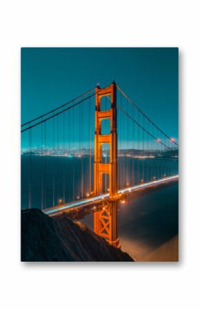 Golden Gate Bridge at twilight, San Francisco, California, USA