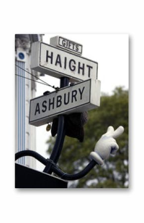 Haight street symbol in San Francisco