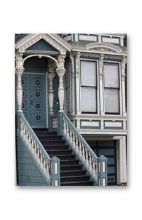 Victorian houses in Alamo square in San Francisco