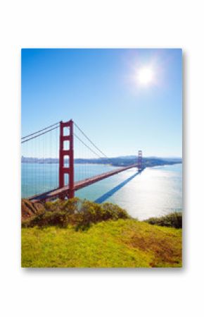 Golden Gate Bridge at sunny day