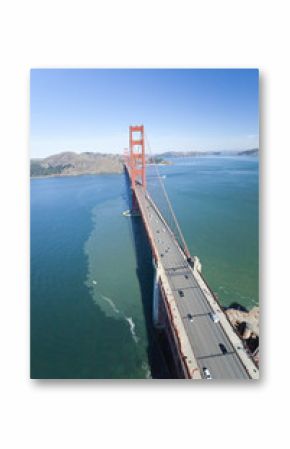 The Golden Gate Bridge Aerial view