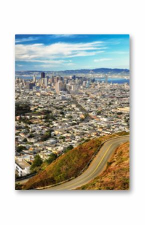 San Francisco view from twin peaks