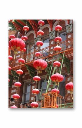 Lanterns in chinatown , san francisco,march 2013