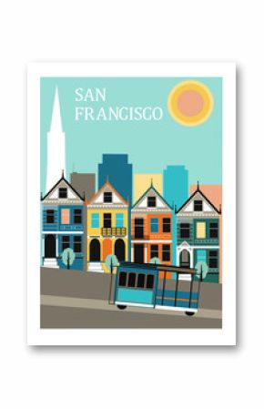 San Francisco city California USA