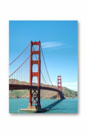 Famous Golden Gate bridge in San Francisco