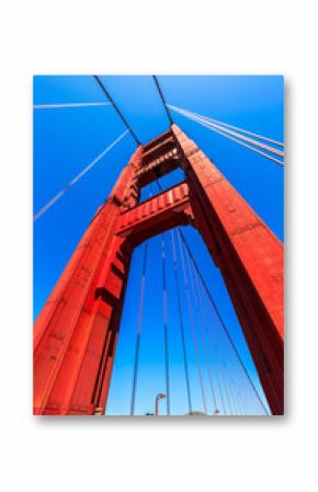 Golden Gate Bridge details in San Francisco California