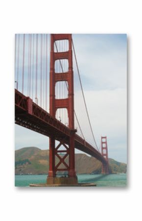 The famous Golden Gate Bridge in San Francisco California