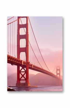 Golden Gate Bridge at sunrise, San Francisco, California
