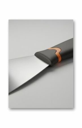 Professional Putty Knife with Ergonomic Handle - 3D Render