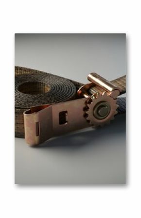 Rolled Cargo Strap with Ratchet Buckle: Industrial Securing Equipment