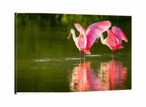 Roseate spoonbill (Platalea ajaja)