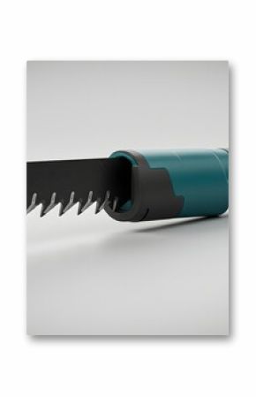 Reciprocating Saw: Teal and Black Power Tool 3D Render