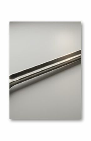 Sleek Metal Pry Bar Tool - Industrial Design Element