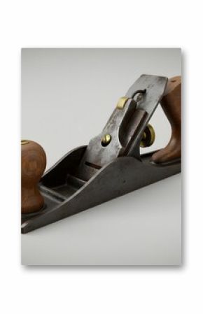 Vintage Wood Hand Plane, Antique Carpenter Tool, 3D Render