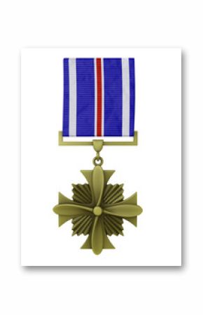 3d render US Distinguished flying cross