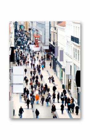 Sale, the shopping street. Vertical.