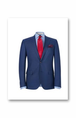 mens suit isolated on white with clipping path