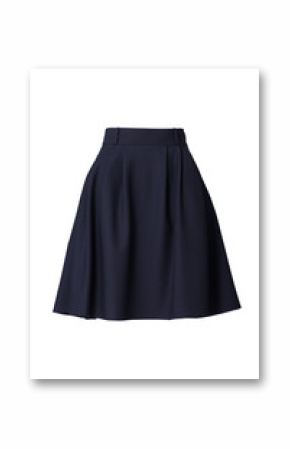 Black skirt isolated on white background  