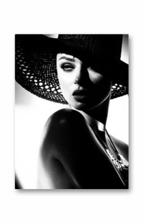fashionable woman portrait