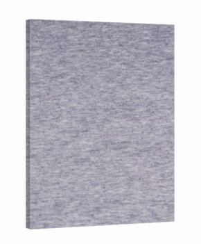 Close up on gray fabric. Soft texture of lightweight melange textile. Material for designers.