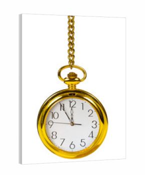 Retro gold clock