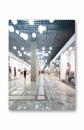 Interior of a shopping centre