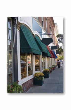 Typical  New England or Midwest downtown main street.