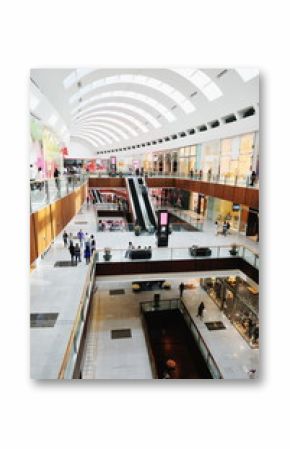 Interior of a shopping mall