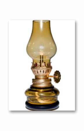 Old oil lamp.