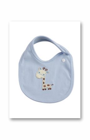 Baby bib isolated on white background
