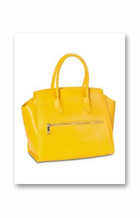 Women's handbag on a white background