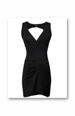 Little black dress isolated on white