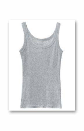 Grey cotton sleeveless shirt