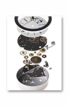 disassembled the clock