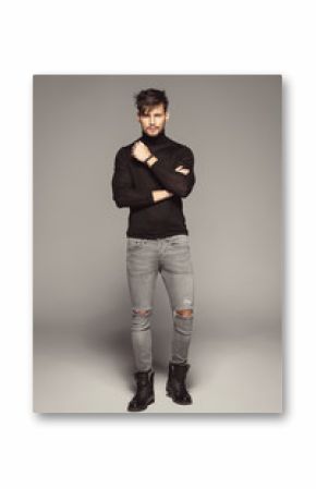 Fashion model posing