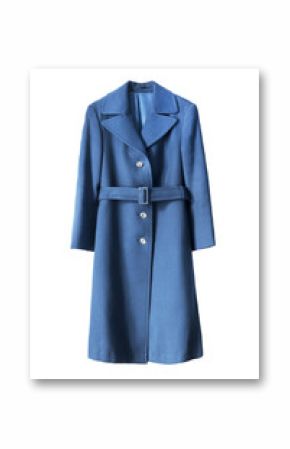 Blue coat isolated