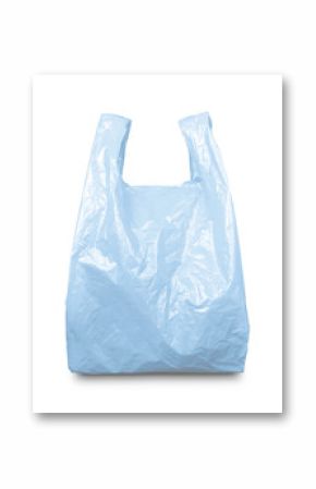 Blue plastic bag