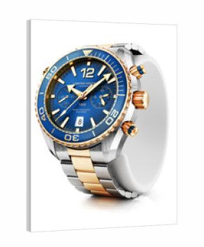 Luxury wrist watch closeup