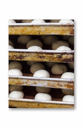 production of bread,kitchen of a chinese restaurant