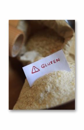 attention farine avec gluten !