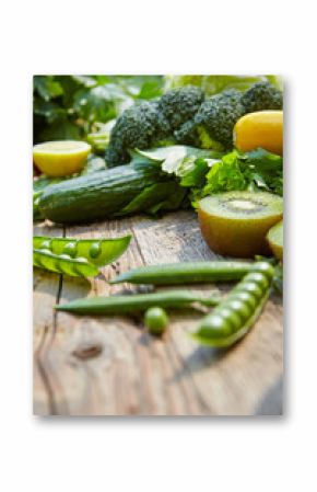 Raw detox vegetable food set