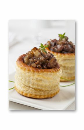 Stuffed vol au vent